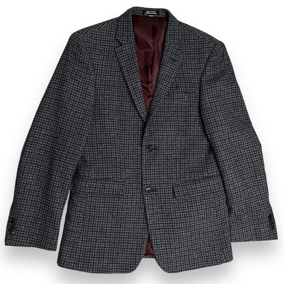 Tommy Hilfiger Other - Tommy Hilfiger Blazer Men’s 38R Wool Blue Grey Tweed Double Vent Sport Coat